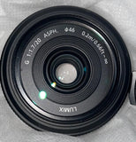 LUMIX 20mm F1.7 prime lens in excellent condition