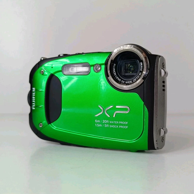 Fujifilm FinePix XP60 16.4MP Waterproof Digital Camera Green Working Digital