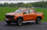 1/18 Scale China Changan Hunter Pickup 2024 Orange DieCast Car Model Toy Gift