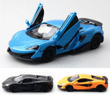 1/36 Scale McLaren 600LT Model Toy Car Diecast Toy Vehicle Doors Open Kids Gifts