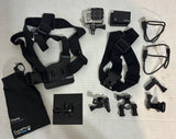 GoPro Hero 3 Action Camera Bundle with Chesty Mount Straps Case & Accessories