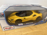 Maisto 1:18 Die-Cast Special Edition Ferrari SF90 Stradale Yellow Model Car
