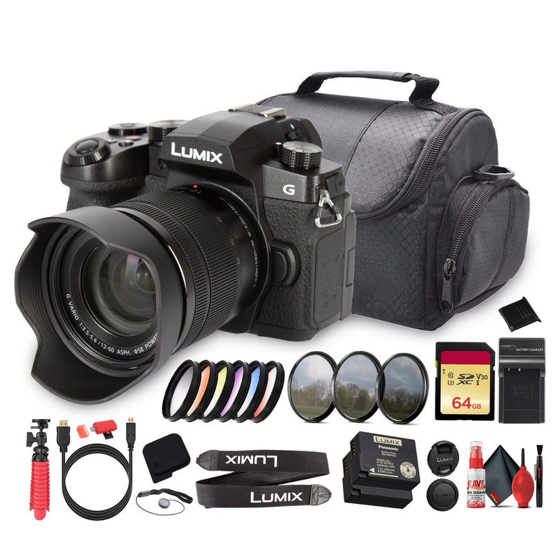 Panasonic Lumix G97 Mirrorless Camera w/ 12-60mm Lens + Extra Battery + Software
