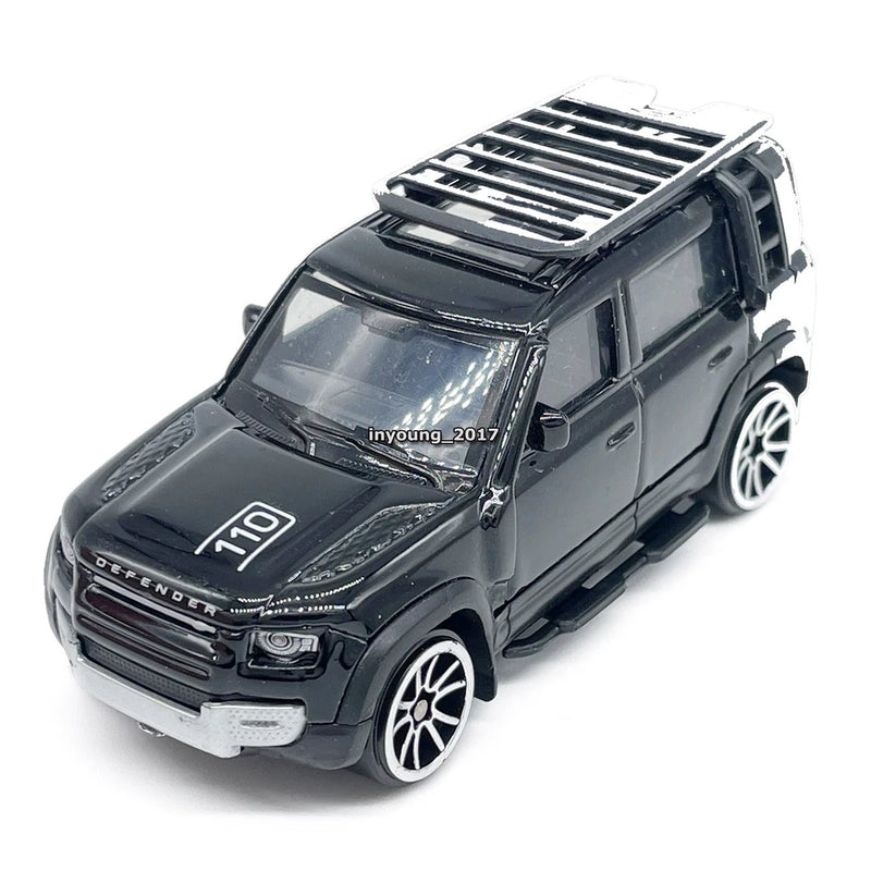 1/64 Land Rover Defender 110 Model Car Diecast Toy Cars Toys for Boys Kids Black