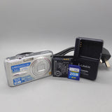 Panasonic Digital Camera Lumix DMC-FX01 6.0MP Silver Tested