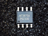 Wide input range CC/CV step-down converter IC with NT3875A marking on chip