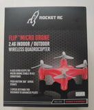 Flip Micro Quadcopter  Drone Mini Copter Drone Rocket RC RTF SILVER Free Ship !!