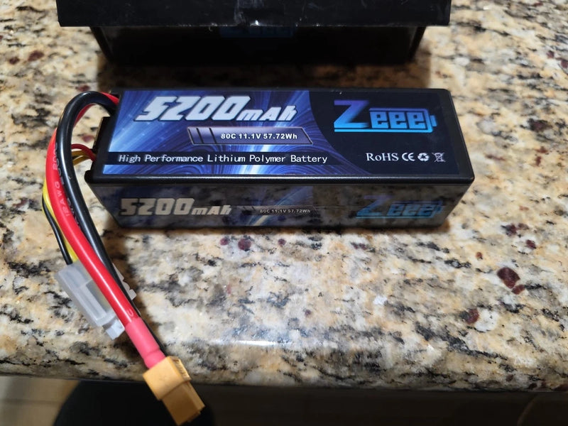 ZEEE 5200MAh 80c 11.1v 57.72Wh High Performance Lithium Polymer Battery Battery