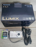 Vintage Panasonic Lumix DMC- FX5 Digital Camera 4MP Silver Boxed NEW BATTERY