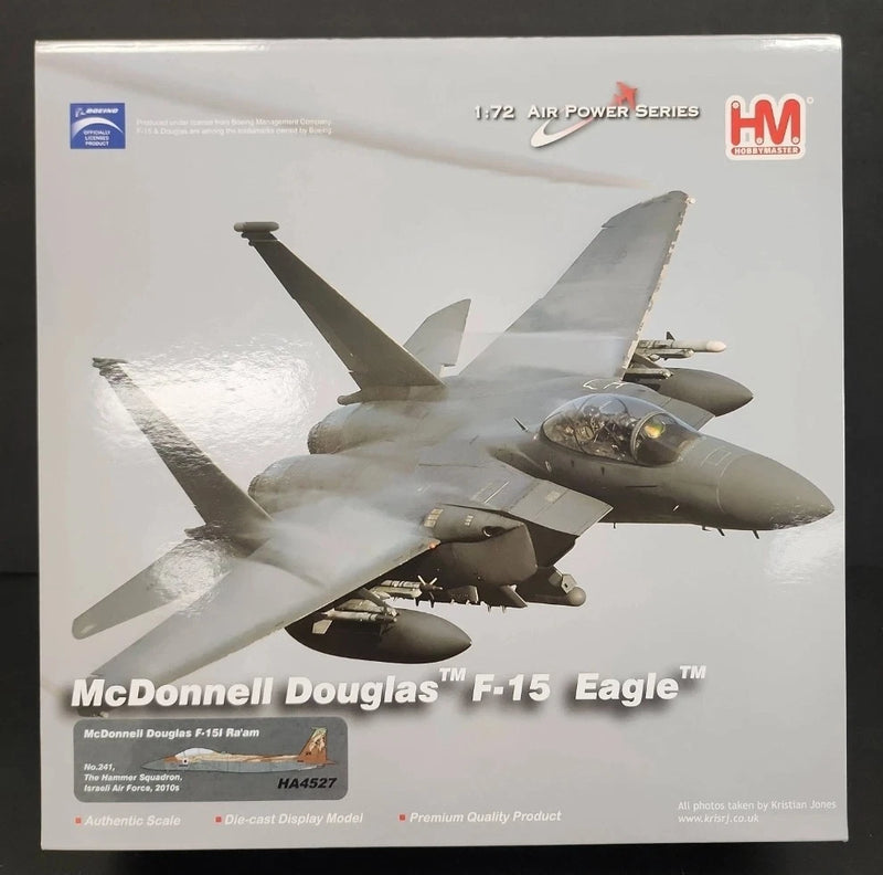 Hobby Master 1:72 McDonnell Douglas F-15I Ra'am Israeli Air Force Diecast Model