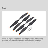 16pcs Propellers Replacement For MINI 3 PRO Remote Control Drone ZSMB JEQF