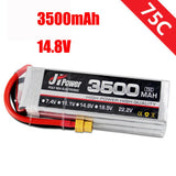 3500mAh 14.8V 75C 4S Li-po Battery Rechargeable for Model Airplane/Car/Boat