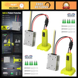 2 Pack 18V to 12V Step-Down Converter for Power Wheels & RC Cars | 15A 180W Outp Converter