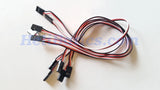 5pcs Male To Male 30cm Servo Extension Lead 3-pin Cable Cord for RC
