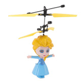 Induction Flying Quadcopter Dolls Princess RC Flying Ball Drone Toys Kids I UEQV