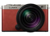 Panasonic LUMIX S9 H Kit 28-200mm Dark Silver x Crimson Red Leather
