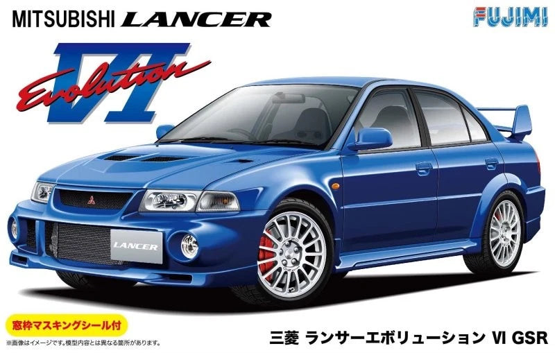 Fujimi ID-102 1/24 Model Car Kit Mitsubishi Lancer Evolution VI GSR EVO 6 CP9A
