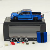 Funny Model 1/64 SHELBY F-150 Shelby Super Snake Pickup Diecast Model Blue