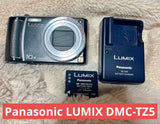 Panasonic LUMIX DMC-TZ5 Compact Digital Camera Black 10x Zoom Tested