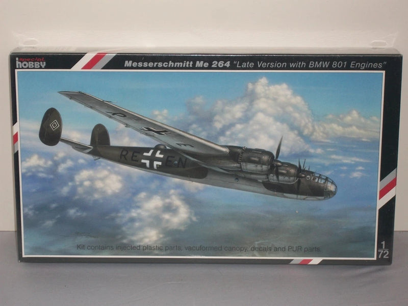 Special Hobby 1/72 Messerschmitt Me 264 late version model kit box with BMW 801 engines