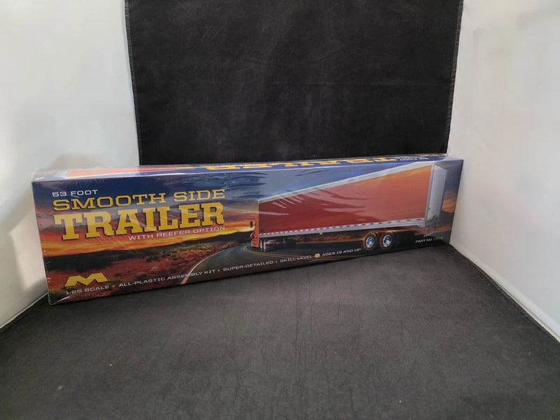 Moebius 53' Smooth Side Trailer w/Reefer Option 1:25 SC Plastic Model Kit 1303
