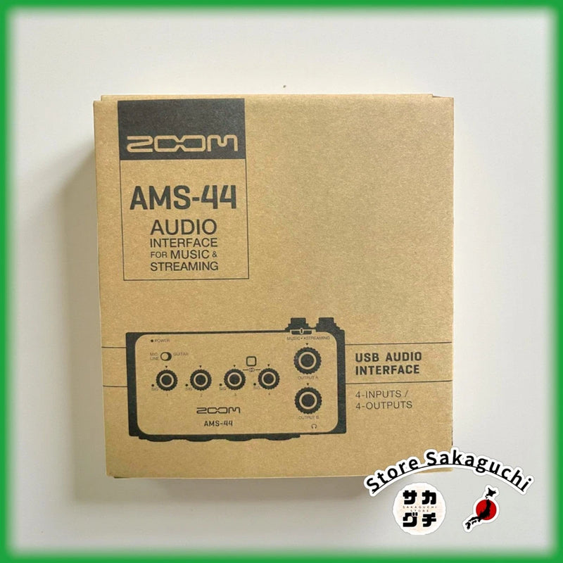 ZOOM AMS-44 USB Audio Interface 4 In 4 Out Loopback for Recording and Streaming