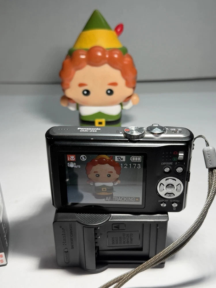 Panasonic Lumix DMC-ZS5 12.1MP Digital Camera Leica 12x Tested New Battery