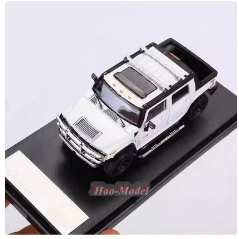 LuLu Model 1:64 Hummer H2 SUV Pickup Alloy Diecast Model Car Hobby adults Gifts