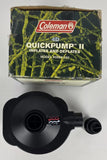 Coleman Quickpump II battery air pump nozzle and inflation head, black