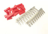 JST 2.54mm 2-pin male female connector crimp terminal LiPO,NiCD/MH Battery 10set