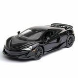 McLaren 600LT 2019 1:32 Scale Model Car Alloy Diecast Toy Vehicle Kid Gift Black