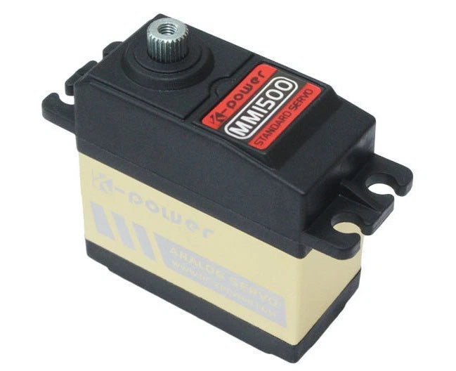 Kpower MM1500 16KG Torque Full Metal Gear Standard Micro Servo for 1:8 1/10 Car