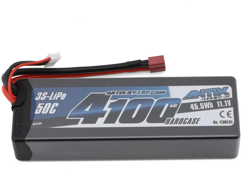 LRP Antix 3S LiPo Hardcase Battery?50C (11.1V/4100mAh) w/T-Plug [LRP430431U] Battery