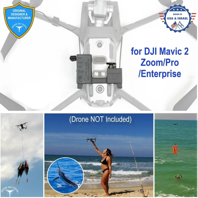 PROFESSIONAL Release Device , Drone Fishing , Payload Delivery for DJI Mavic 2