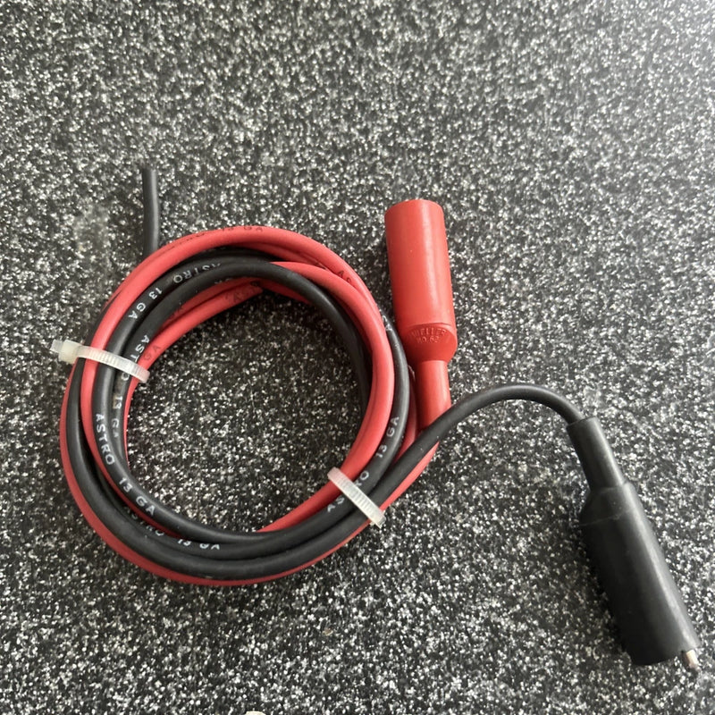 Astro Flight 13 Awg Red & Black Silicone Wire, Has Alligator Clamps 3¡¯ 4¡± Long Battery