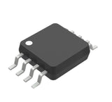 Black 8-pin integrated circuit (IC) chip in SOIC package