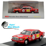 Master 1:64 Mercedes-Benz 560sel W126 (Red Pig) Diecast Model