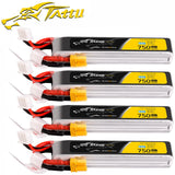 4X Tattu R-Line 750mAh 95C 7.6V 2S Lipo Battery HV XT30 For RC FPV Quadcopter US