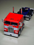 BN 1:64 596 HEC G1 Freightliner Container Truck Tractor Model Diecast Metal Car