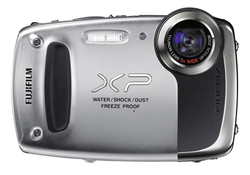 Fujifilm FinePix XP50 Digital Camera 5x Optical Zoom Silver From Japan