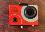 Explore Scientific Explore One 4K Action Camera with Wi-Fi - Red - 32GB SD