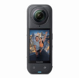 Insta360 X5 8K 360 Action Video Camera Black with Selfie Stick and Accessories