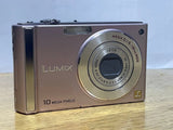 LUMIX DMC-FS20 Pink Digital Camera 10.1 Megapixels With Charger