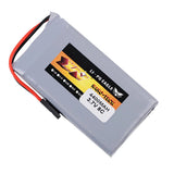 3.7V 4400mAh LiPo battery with red/black leads