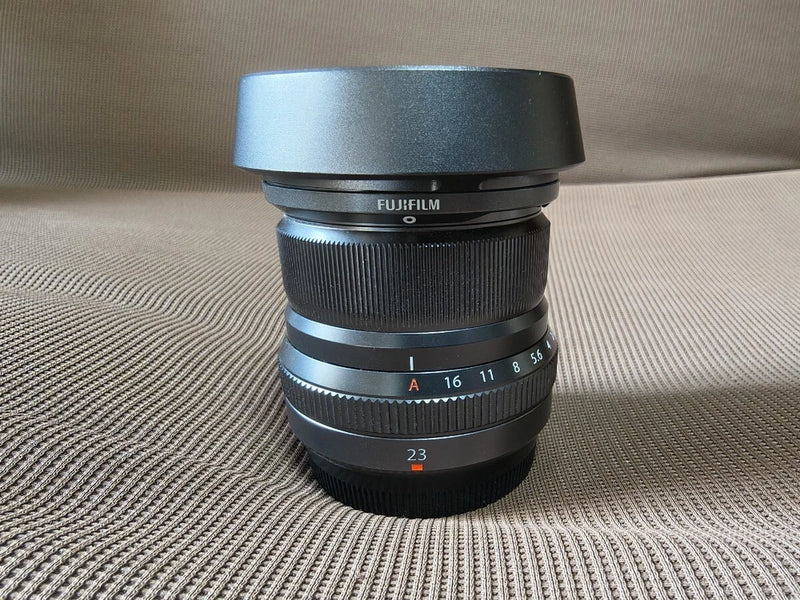 Fujifilm XF23mmF2 R WR Lens Black for X-Pro2 Graphite Ed. with Cap & Hood