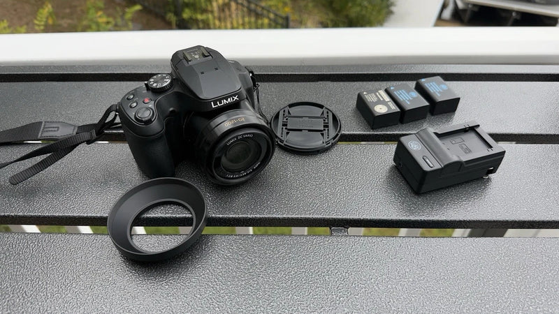 Panasonic LUMIX FZ80K Camera w/ 60x Zoom  (20-1200) - 3 Batteries, Hood, Charger