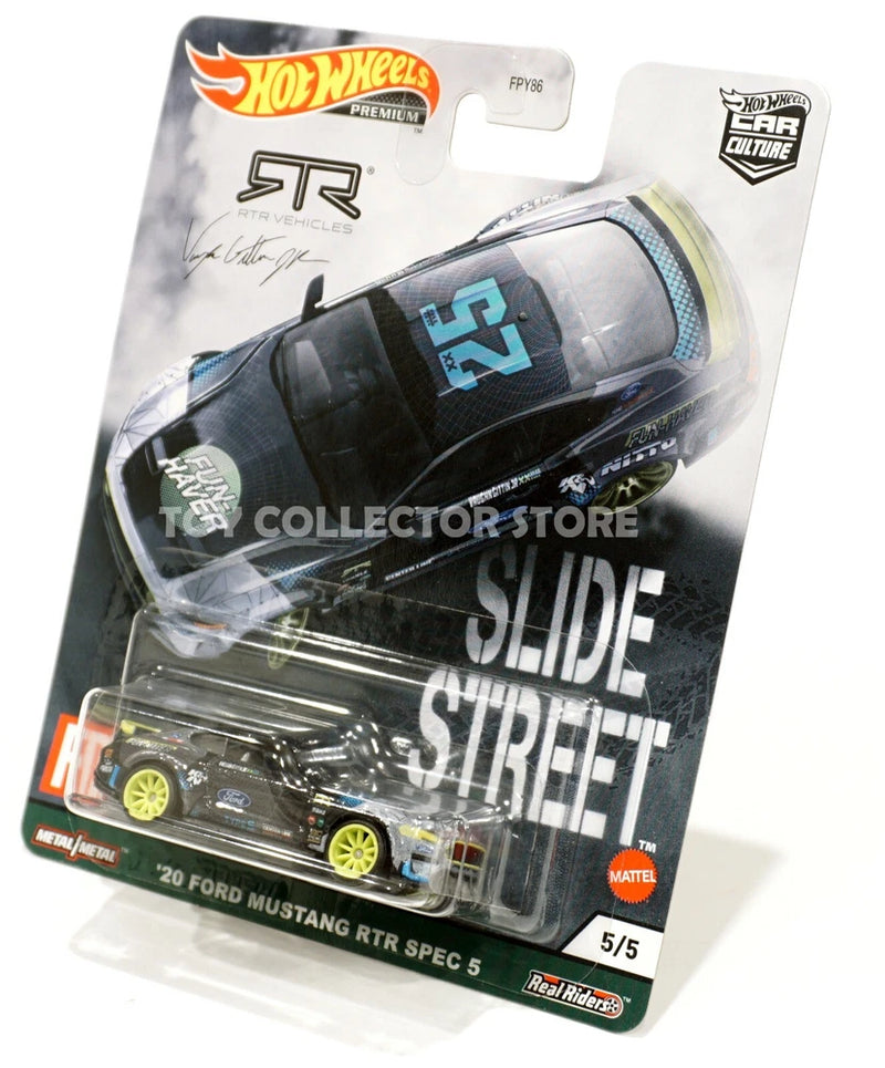Hot Wheels Slide Street Mustang RTR Spec 5 Formula Drift Diecast Culture Vaughn