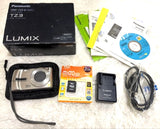 Panasonic LUMIX DMC-TZ35 Digital Camera 16.1MP Silver Tested Working Japan