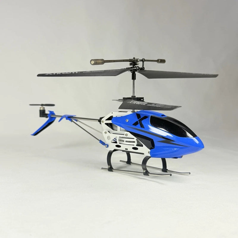Swann Micro Lightning RC Remote Control Helicopter Blue For Parts Only