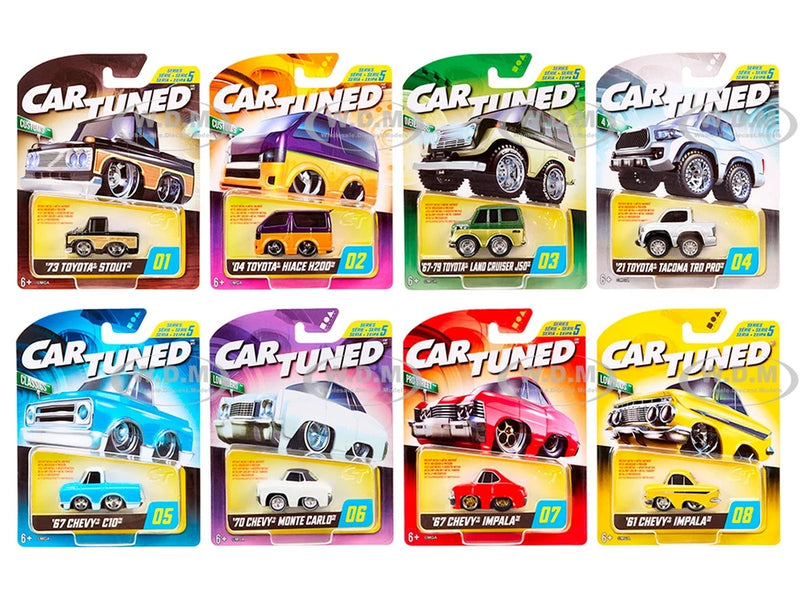 HOBBY/ALT 2025 SERIES 5 SET OF 8 PCS DIECAST MODELS BY CARTUNED 592648-XX4